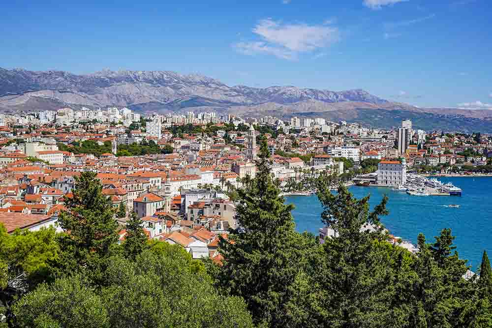 Split for digital nomads Skyline of Split, Croatia